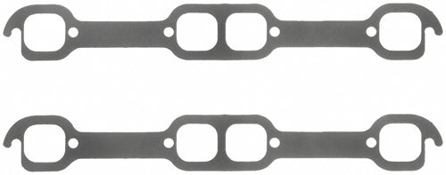 18 Deg. SB Chevy Ex. Gsk PORT SIZE 1.74in x 1.6in - 1482
