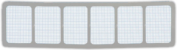 Lower Nose Screen 1/4in Mesh - 6604112