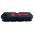 Black Steel Valve Cover Set w/Ford Racing Logo - 302072