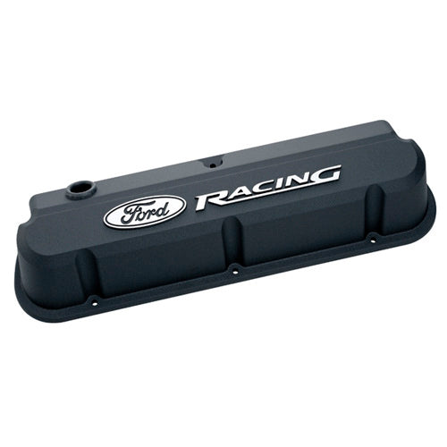 Slant Edge Valve Cover Set w/Ford Racing Logo - 302135