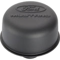 Black Steel Breather W/Ford Mustang Logo - 302221