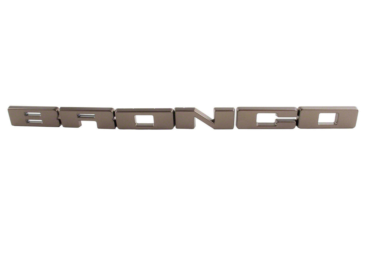 BRONCO GRILLE LETTERING BRONZE