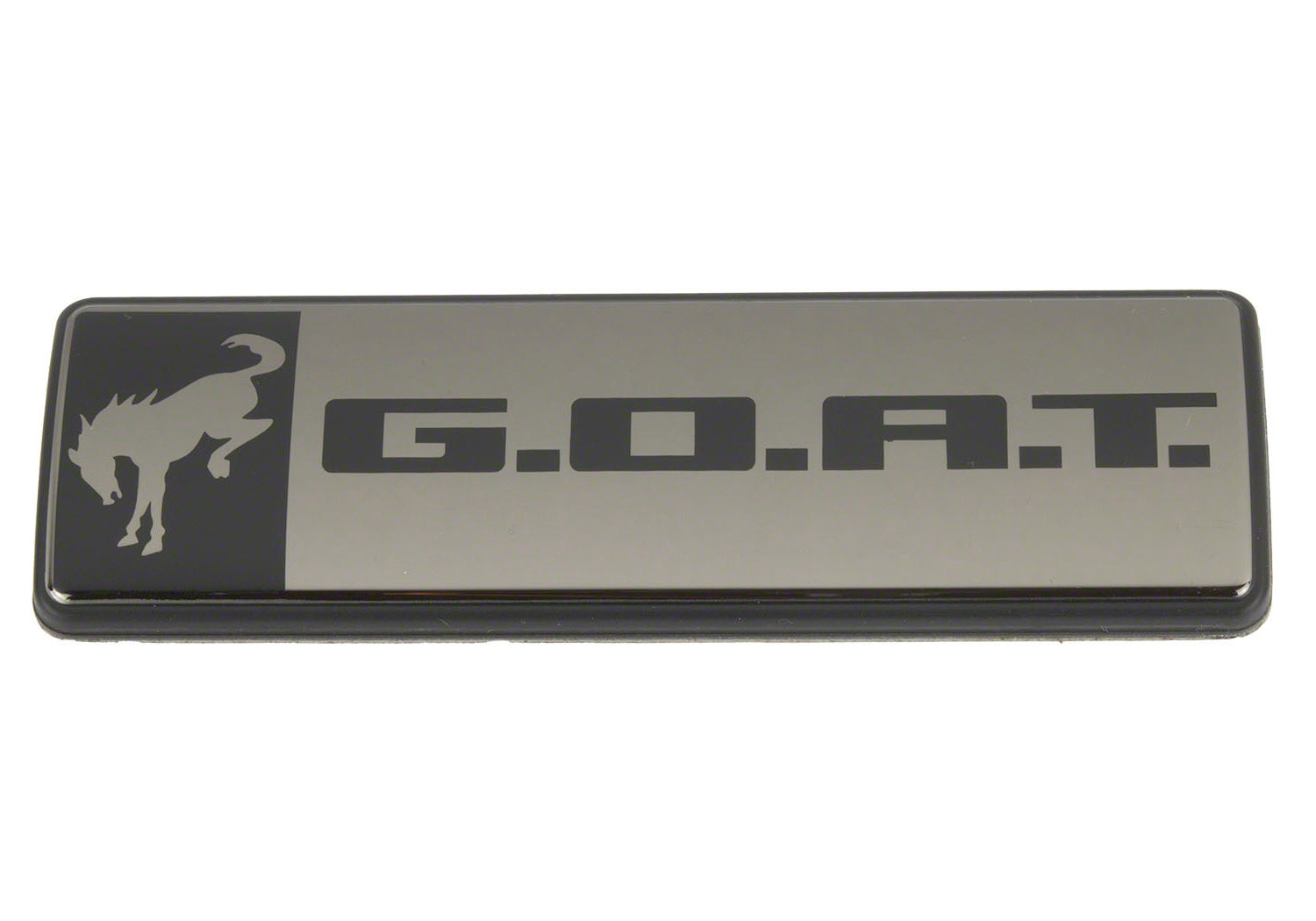 Bronco/Bronco Sport G.O.A.T. Badge Blk/Blk - M1447GOATBLK