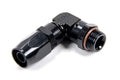 10an ORB Male 90-Deg to #10 Hose - Black - 189010BL