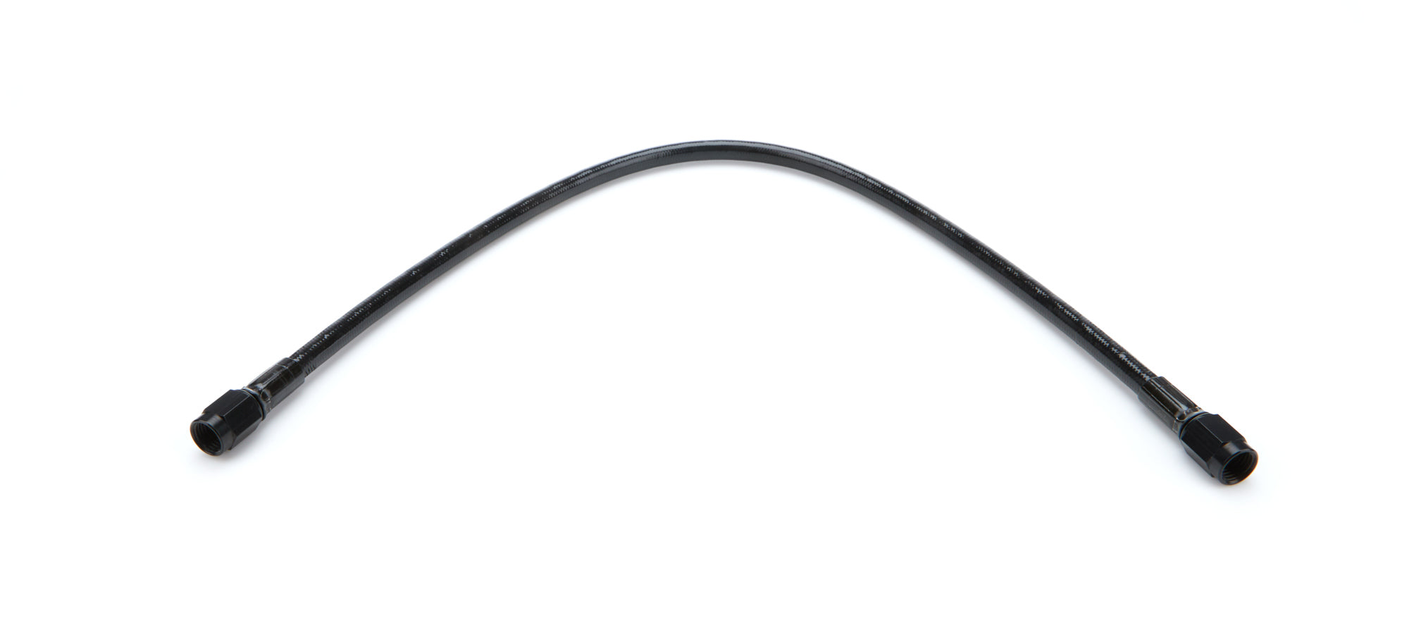 #3 PTFE Hose Str x Str 16in Length w/Blk Cover - 312016BL