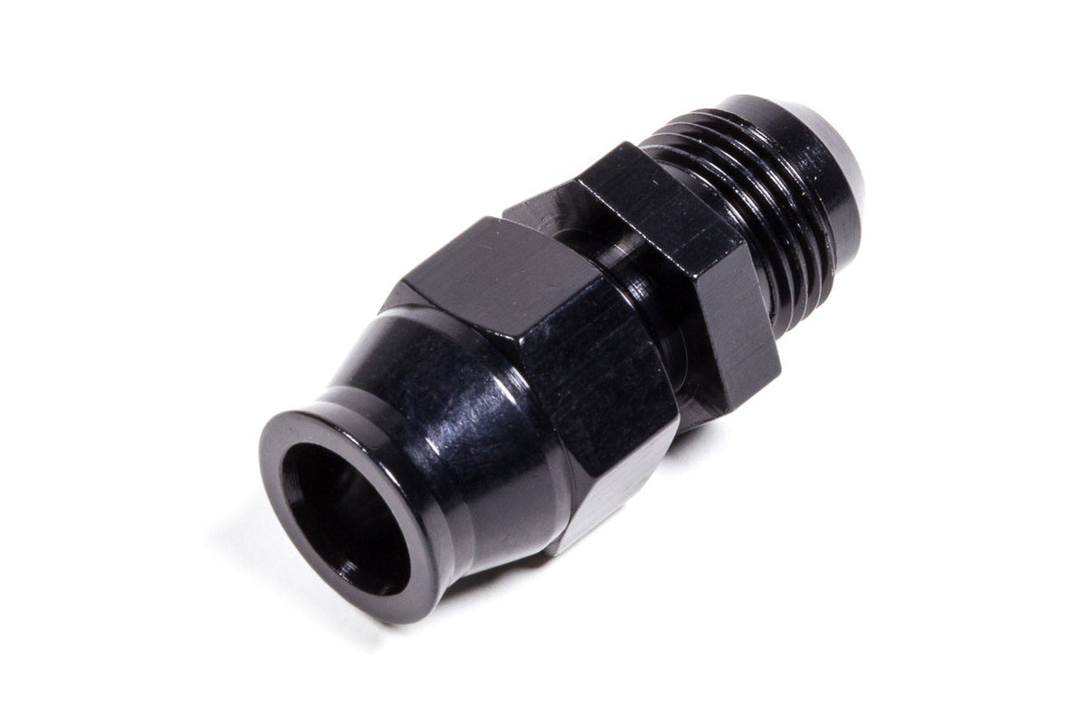 8AN Male to 1/2in Tube Adapter Fitting Black - 892008BL