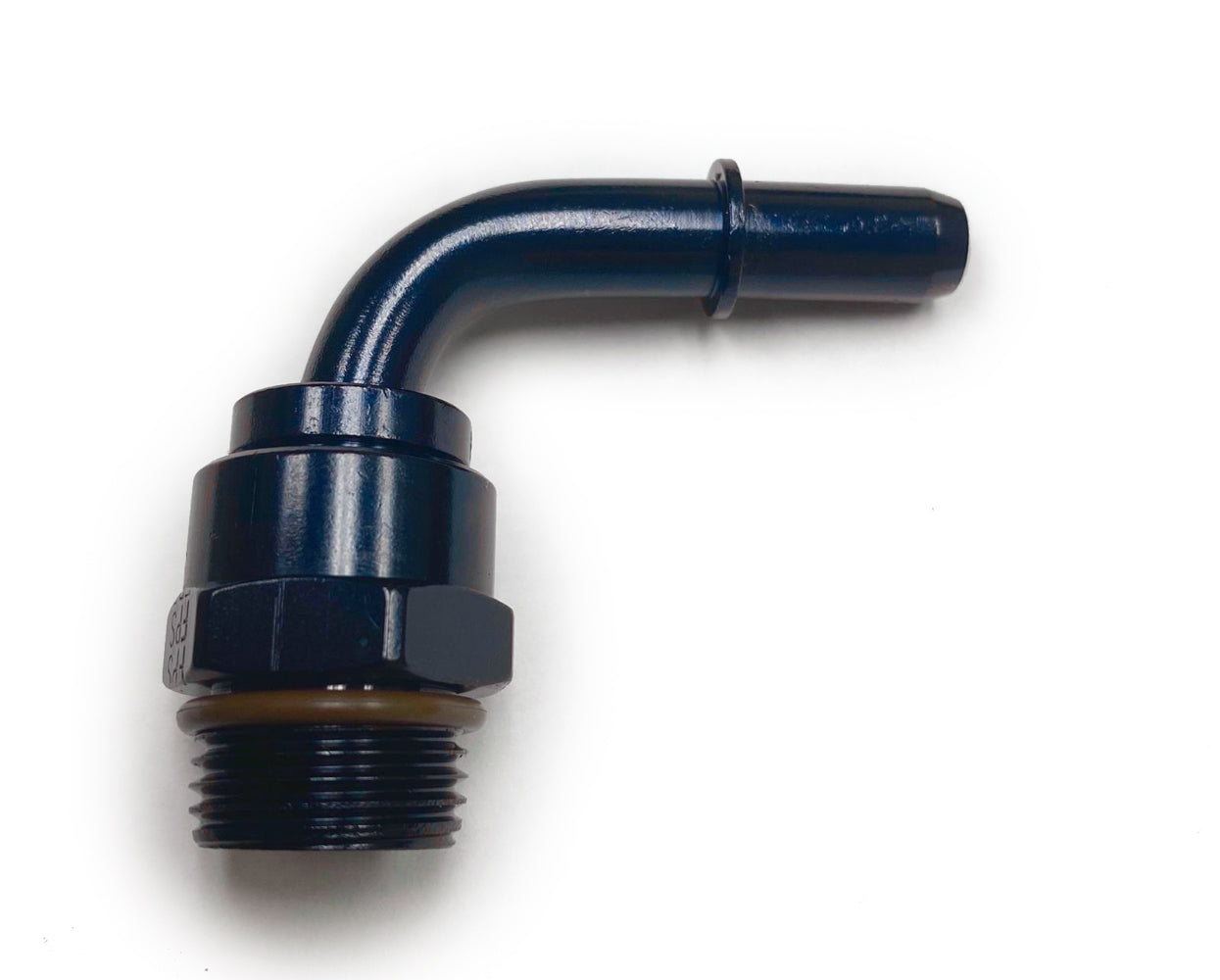 #6 ORB to 3/8 Male Q/C EFI Fitting 90-Degree - 997516BL