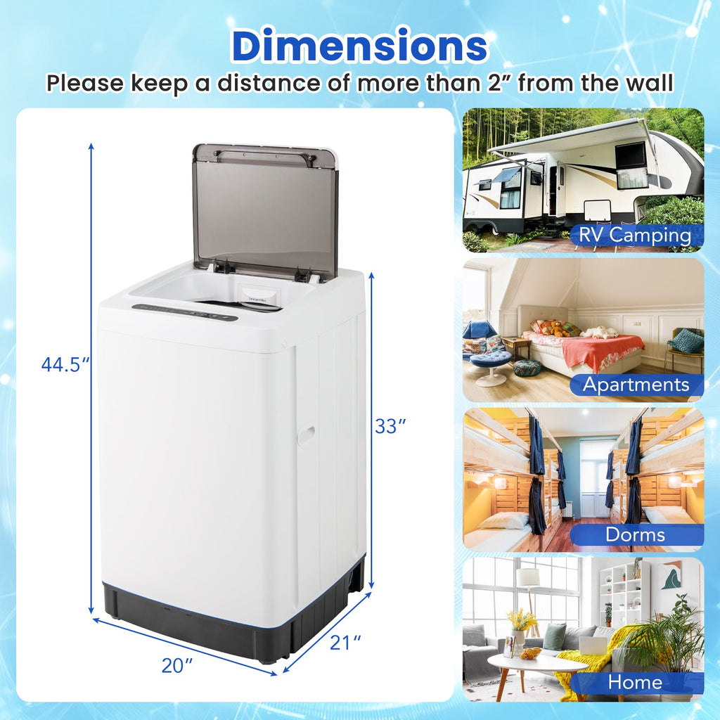 Full-Automatic Washing Machine Washer and Spin Combo