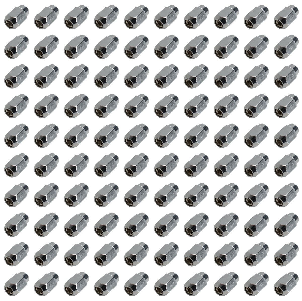 100 Lugnuts 7/16 Acorn 13/16 Hex
