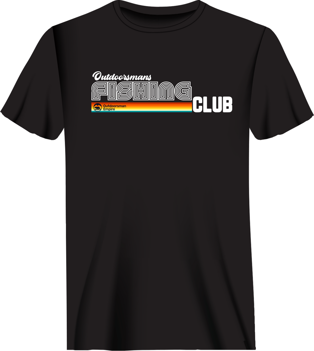Outdoorsman Fishing Club Disco Man T-Shirt