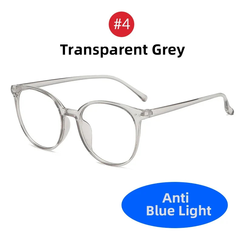 VIVIBEE Blue Light Blocking Glasses | Oversized Round Computer Eyewear for Women and Men