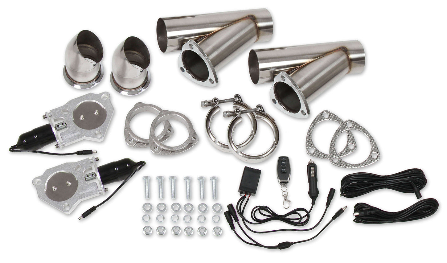 Electric Exhaust Cut-outs Dual - 11051HKR
