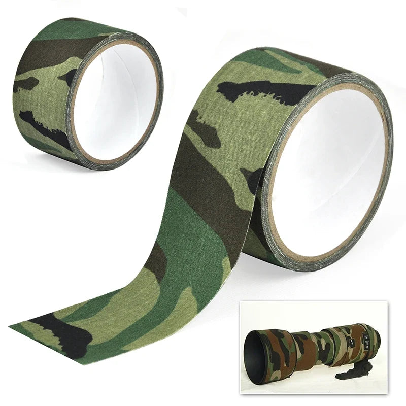 5M Outdoor Camouflage Tape | Waterproof Self-Adhesive Camo Wrap for Hunting