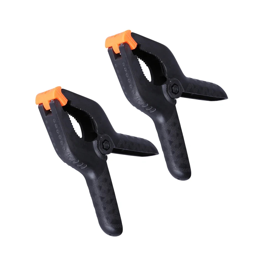 Adjustable Plastic Spring Clamps | Multi-Pack Woodworking Clamps