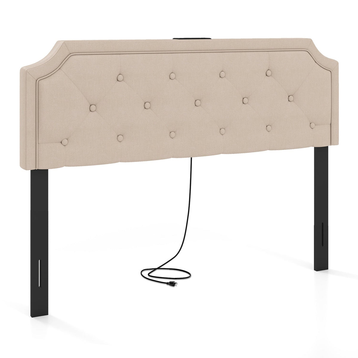 Headboard for Queen and Full Size Bed Tufted Upholstered Head Board