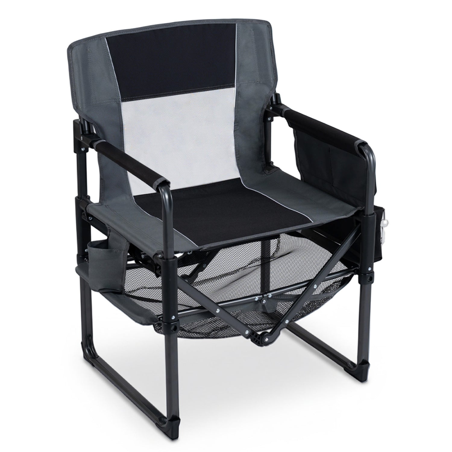 Camping Chair Heavy Duty with Cup Holder and Storage