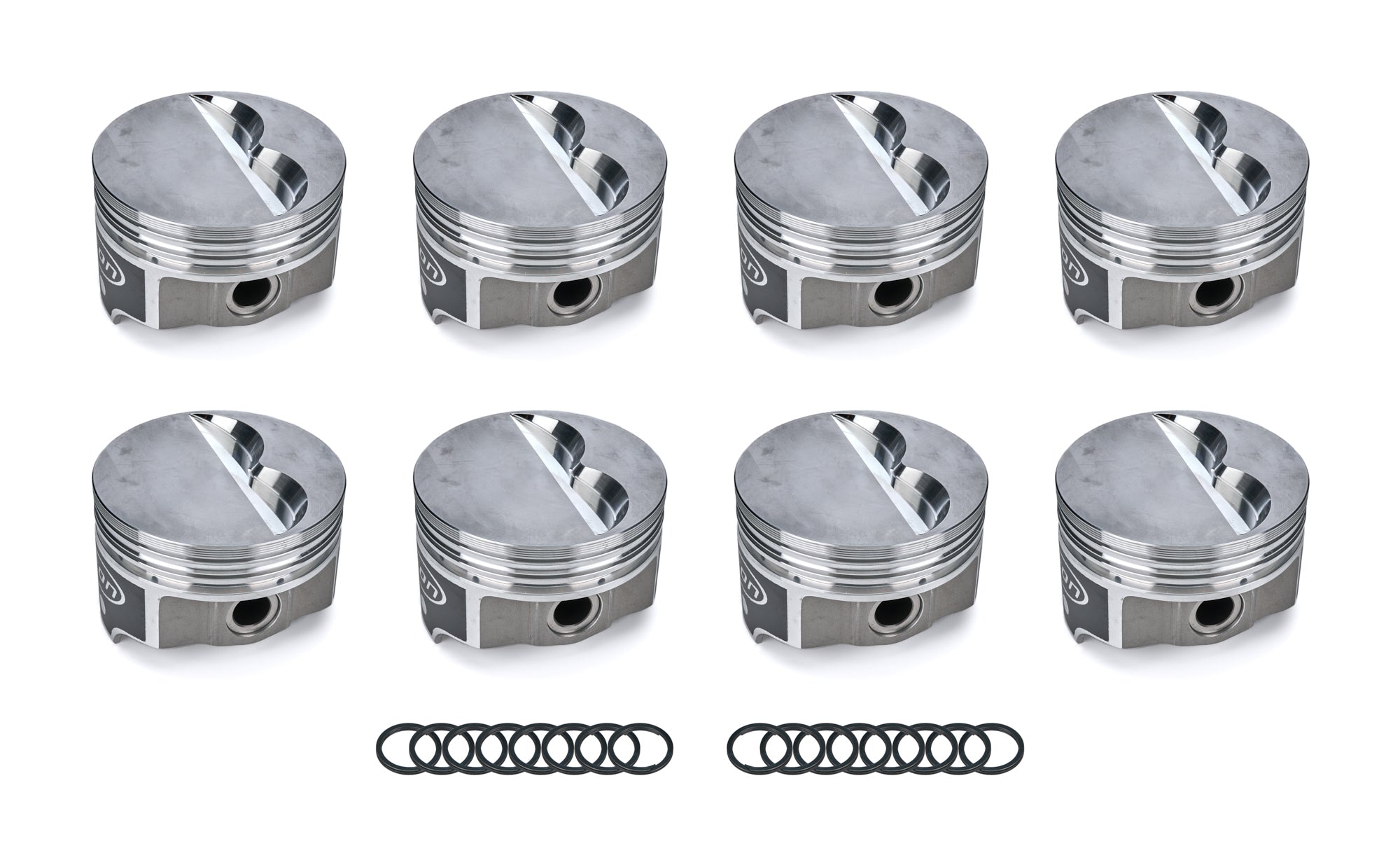 SBC Forged F/T Piston Set 4.030 Bore -4.90cc - IC792030