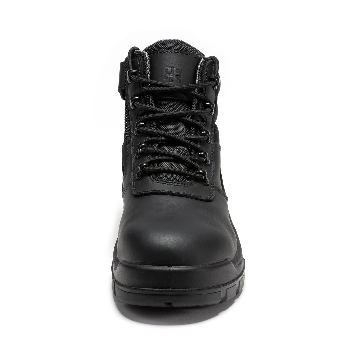 ROCKROOSTER Avalon Black 6 Inch Zip-sided Composite toe Leather Work Boots CP213BK