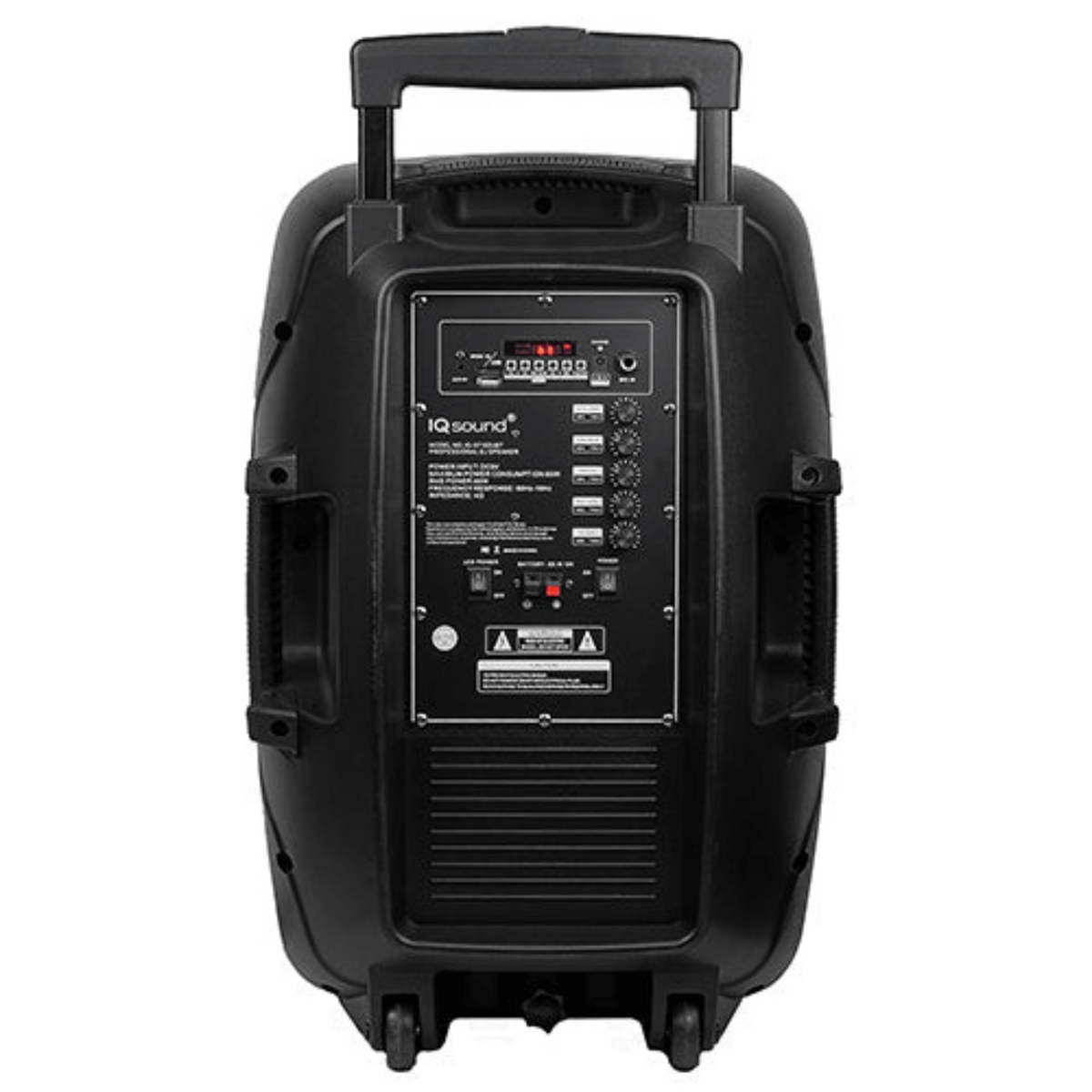 IQ Sound 15" Portable Bluetooth Speaker with True Wireless Stereo & Mic