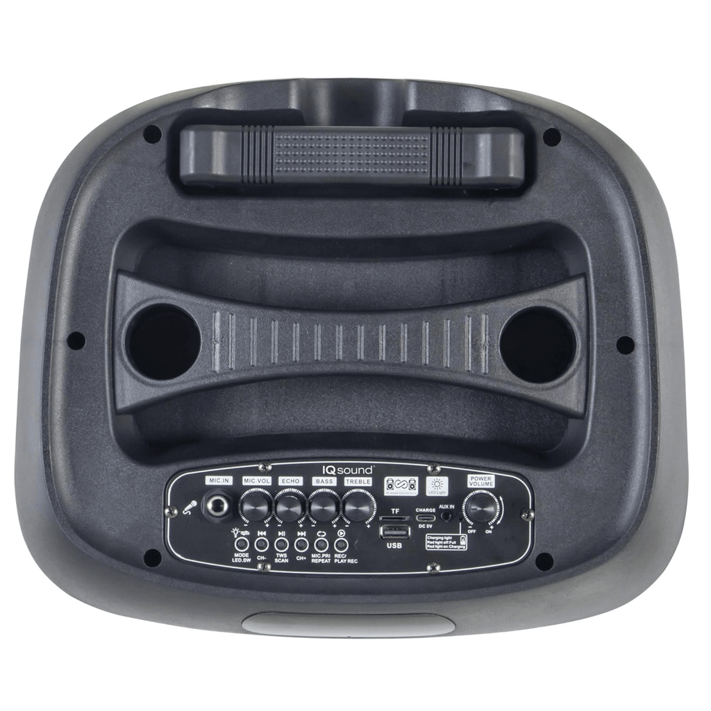 IQ Sound 12-Inch Portable Bluetooth Party Speaker