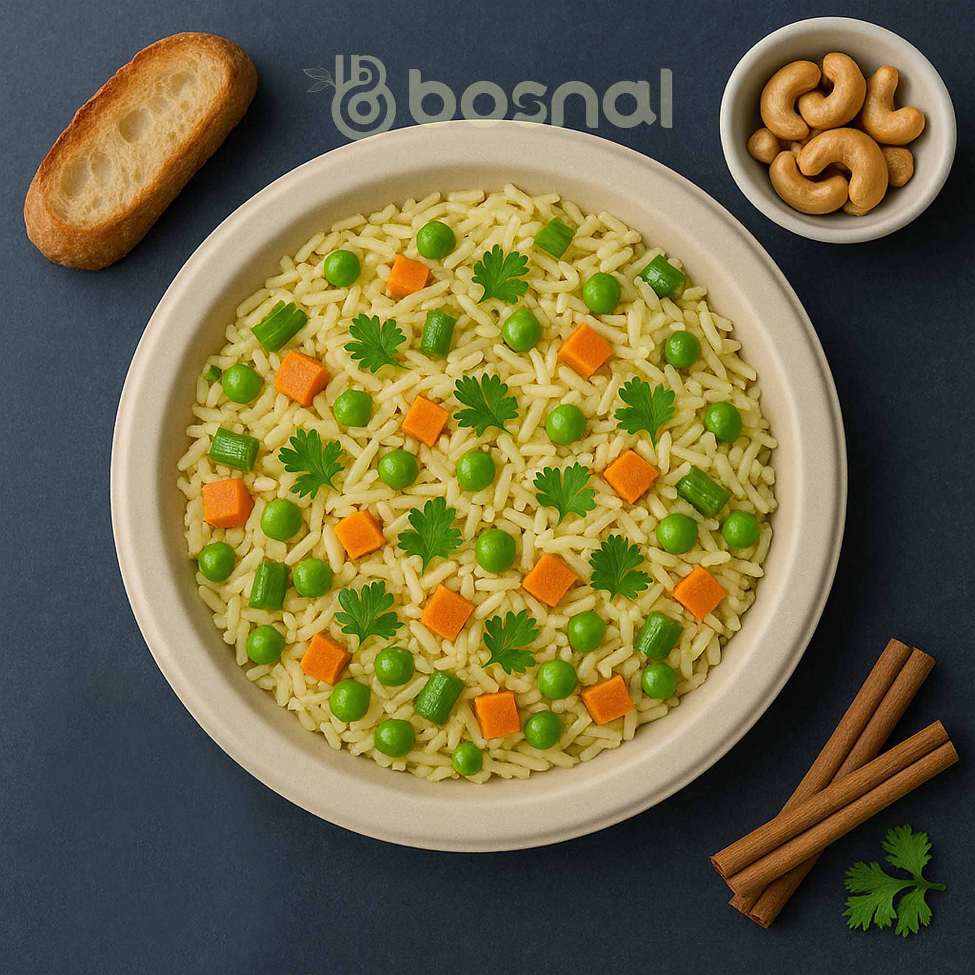 10 Inch Round Bagasse Compostable Plates – Biodegradable Sugarcane Pulp Plates, Sturdy Eco-Friendly Disposable Tableware for Parties & Events