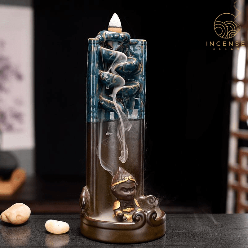 Waterfall Incense Burner The Monkey King
