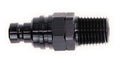 Q/R Male 1/2 NPT Plug Black - 52808