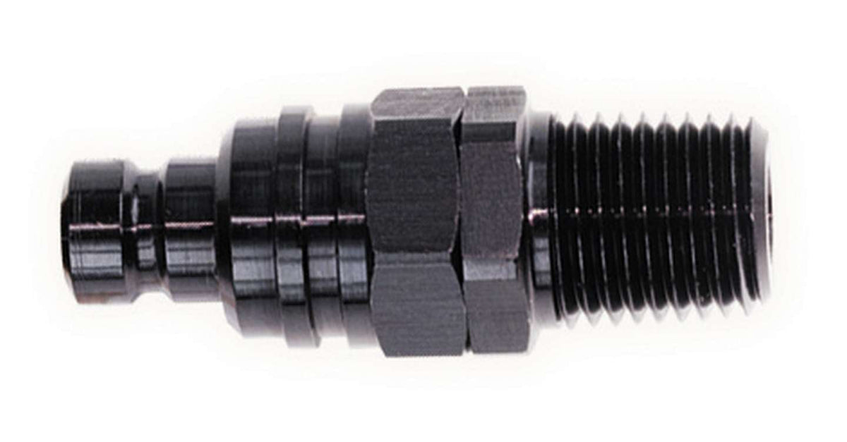 Q/R Male 1/2 NPT Plug Black - 52808