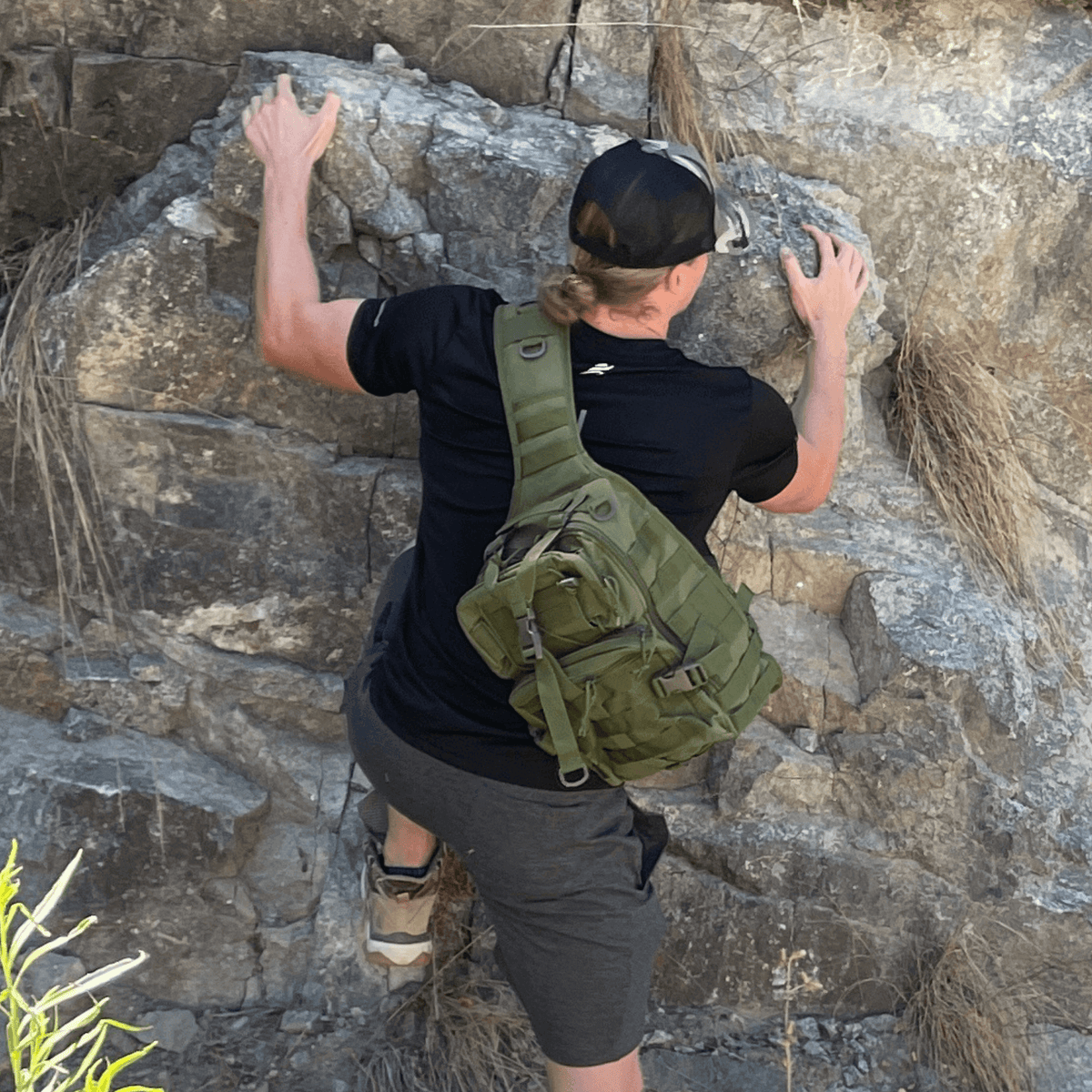 JupiterGear Tactical Military Sling Backpack 15L Shoulder Bag Molle Outdoor Daypack Backpack with Adjustable Strap