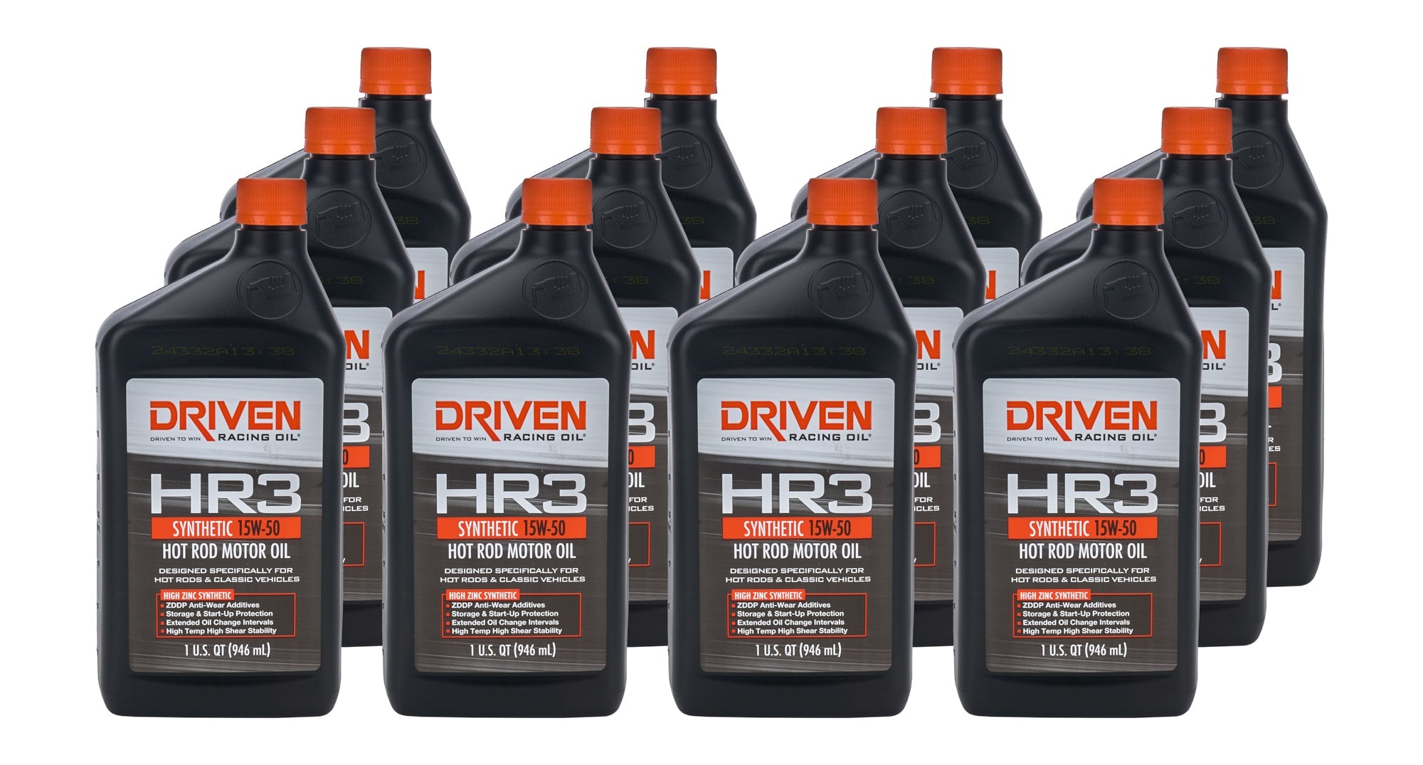 HR3 15w50 Synthetic Oil Case 12 x 1 Quart - 0160612
