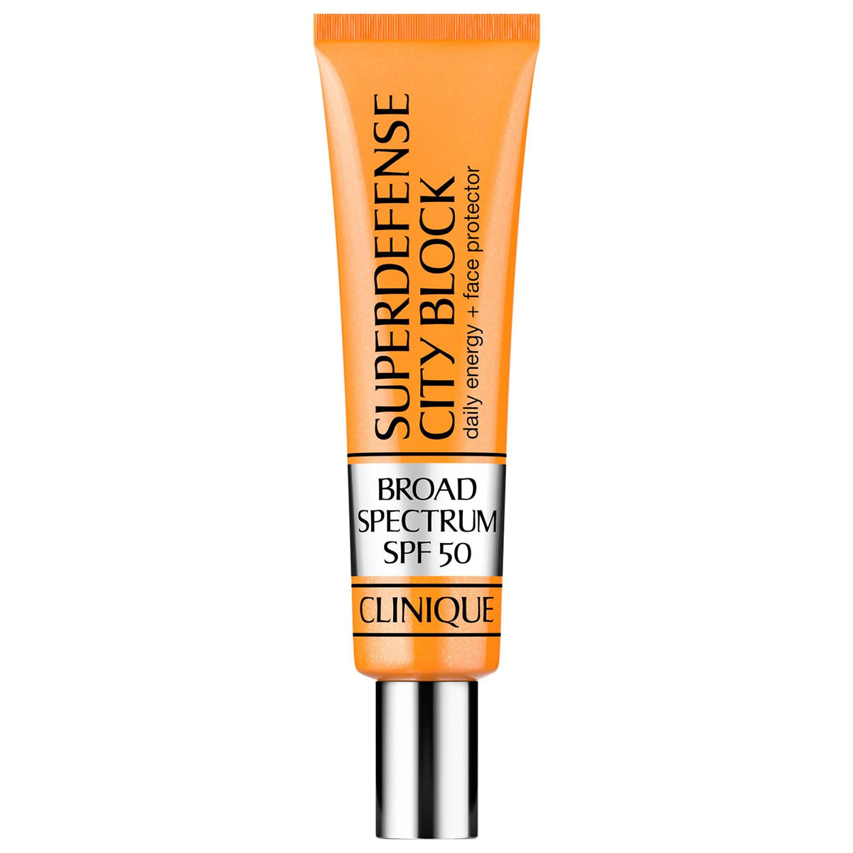 Superdefense City Block Face Sunscreen SPF 50: Daily UVA/UVB Anti-Aging Sun Protection for Sensitive Skin, Lightweight & Tinted