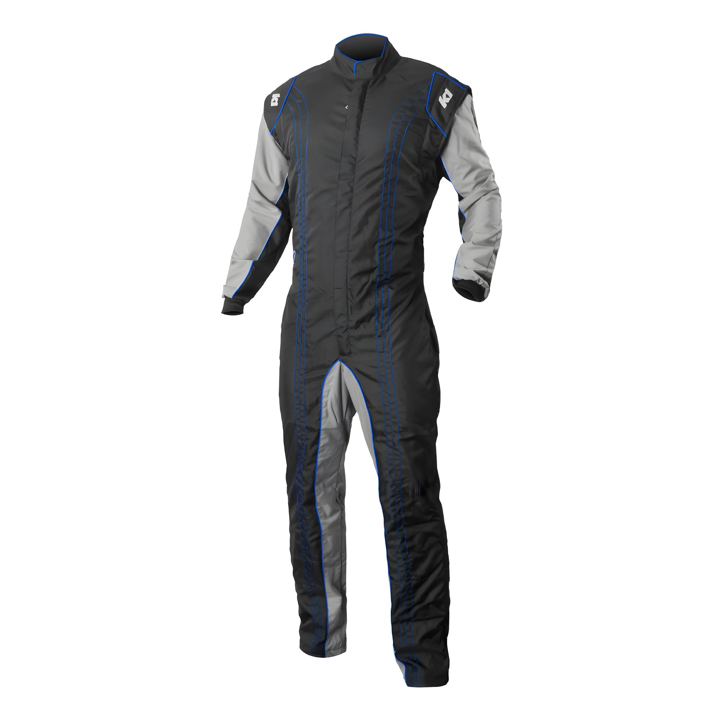 Suit Karting GK2 Youth 3X-Small Black/Blue - 10GK2B3XS