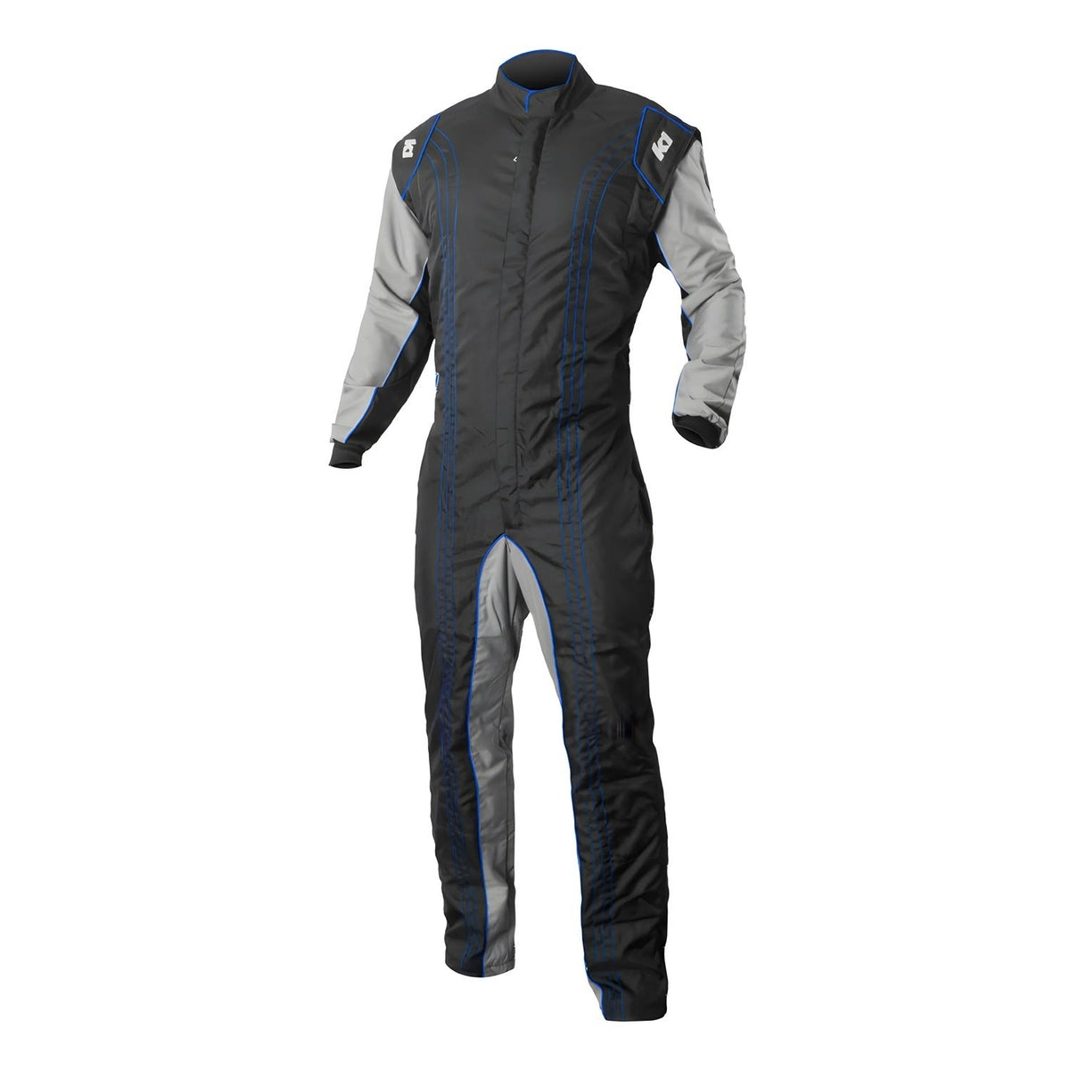 Suit Karting GK2 Adult Large Black/Blue - 10GK2BL