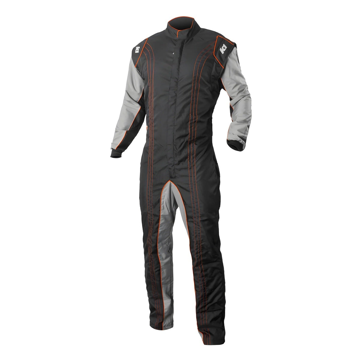 Suit Karting GK2 Adult Large Black/Orange - 10GK2OL