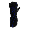 Gloves Karting RS1 Youth X-Small Black/Blue - 13RS1BXS