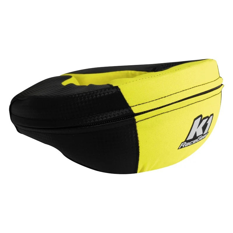Neck Collar Karting Adult Carbon / Yellow - 15NECCAYA