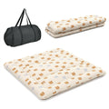 Foldable Futon Mattress with Washable Cover and Carry Bag for Camping