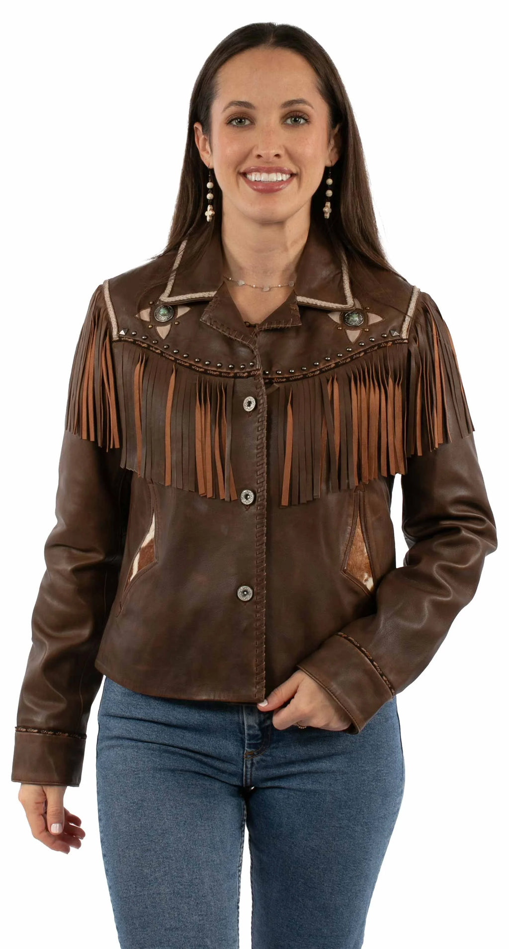 Scully Lambskin Fringe - Women's Leather Jacket
