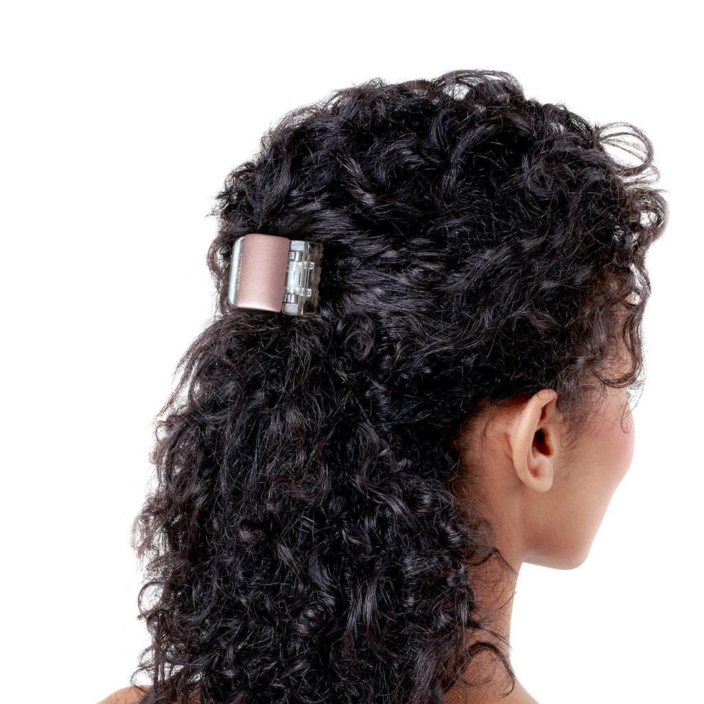 Linzcilip Midi Spotted Hair Claw Gray Patterned Hair Clip