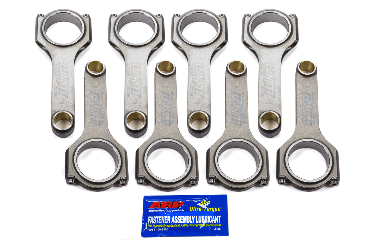 SBC 4340 Forged H-Beam Rod Set 6.000/2.100 - 701600018LUN