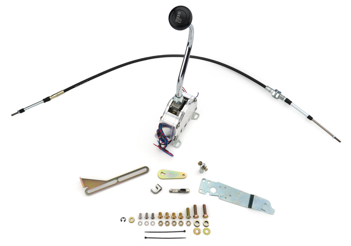 ES Shifter GM 4L60E Chro me 16in Mush Black Knob - ES4L60EGMB