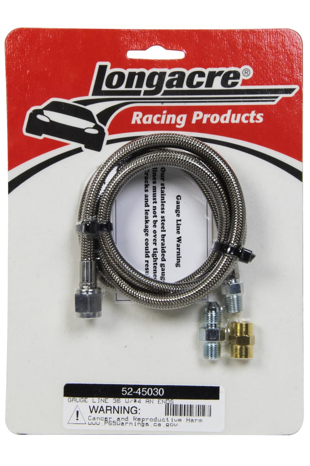 Steel Braided Gauge Line 36in - 5245030