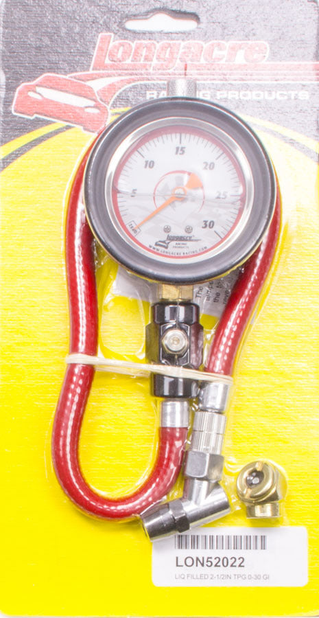 Tire Gauge 0-30PSI 2.5in GID Liquid Filled - 5252022