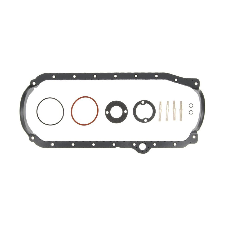 Oil Pan Gasket Set - SBC 86-91 w/1-Piece Rr Main - OS32496B