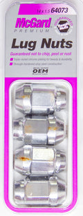 Lug Nuts M14x1.5 4 Pack Chrome Bulge Seat