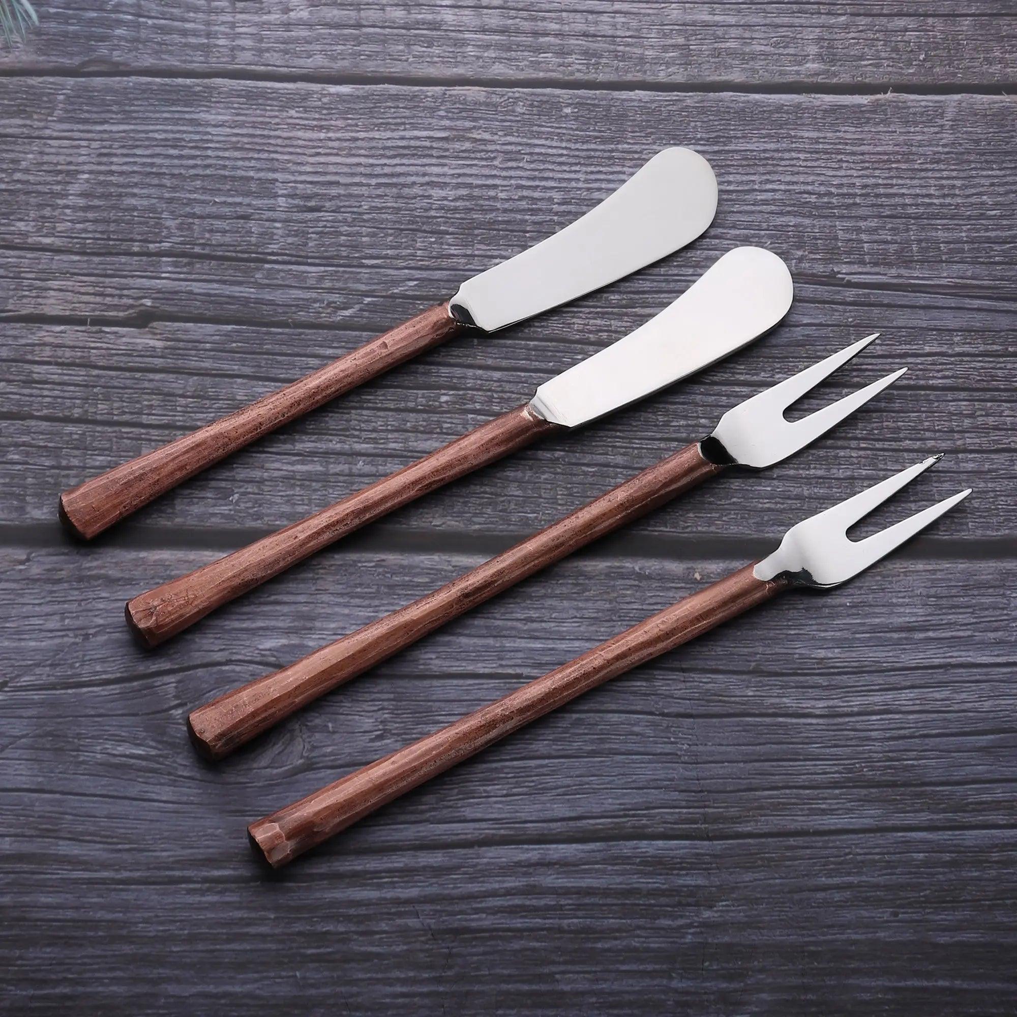 MEDICKI CHEESE FORK & SPREADER 4 PC. SET
