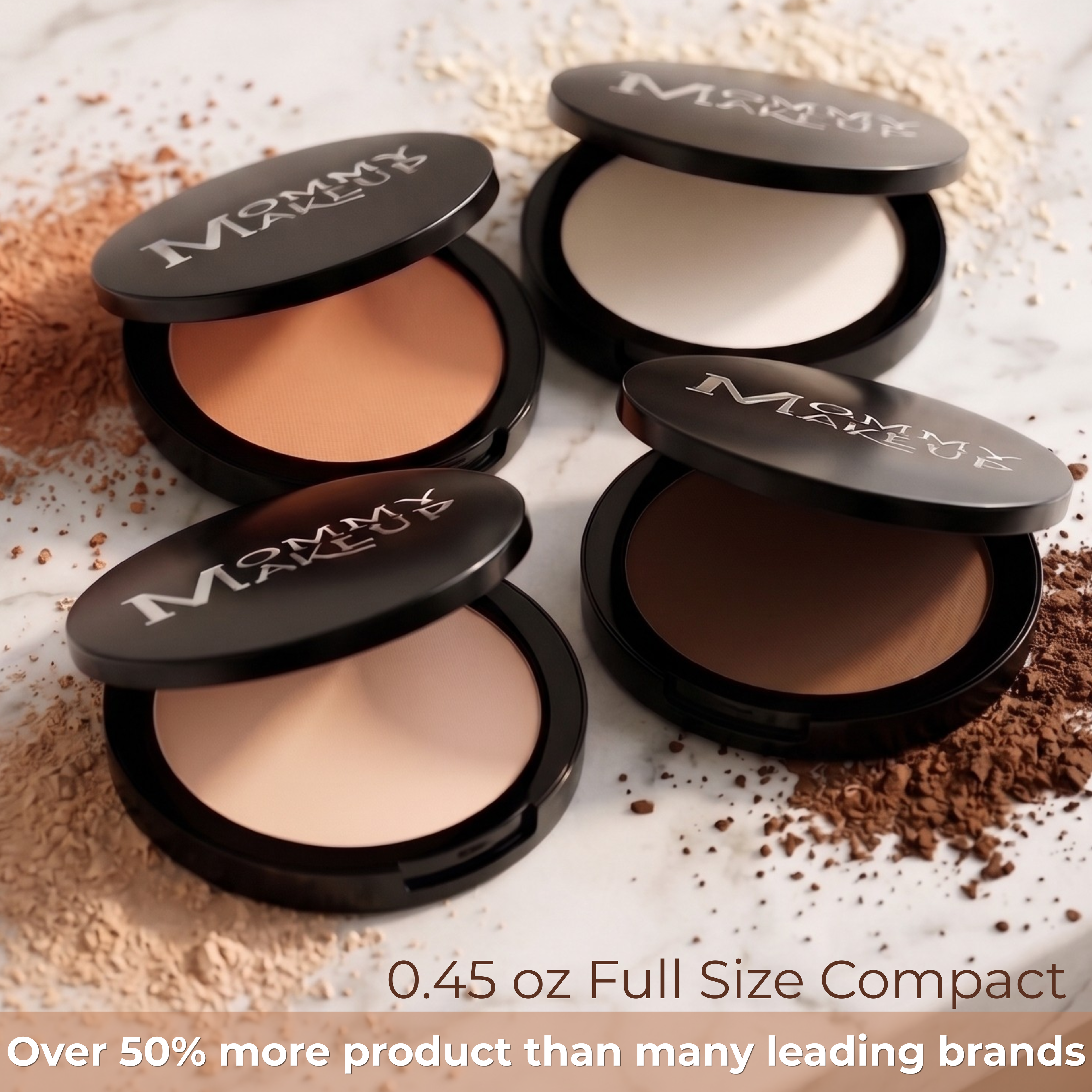 Mineral Dual Powder Foundation SPF15 (0.40 oz.) - PUDDIN' (Dark)