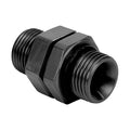 #10 Straight to 3/8npt Coupler w/Jam Nut Black - MP3030BLK