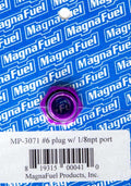 #6 O-Ring Port Plug w/1/8in NPT in Center - MP3071