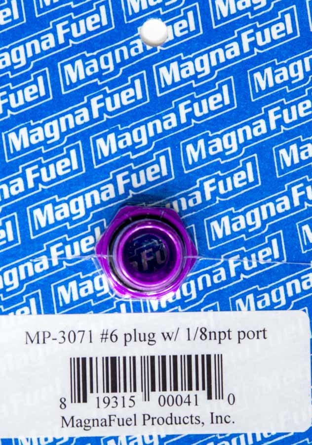 #6 O-Ring Port Plug w/1/8in NPT in Center - MP3071